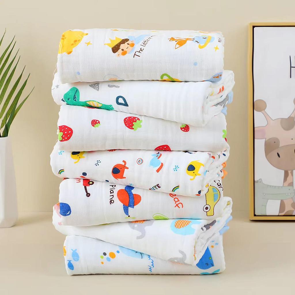 70 * 140Cm Six-Layer Pure Cotton Gauze Bath Towel Adult Rectangular Children Large Bath Skin-Friendly And Soft Cotton