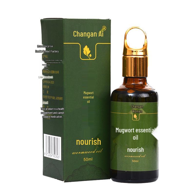 Wormwood Essential Moxibustion Oil for Scraping and Body Massage In Beauty Salons
