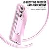 For Samsung Galaxy Z Fold7 5G Case Kickstand Matte PC Phone Cover with Tempered Glass Film