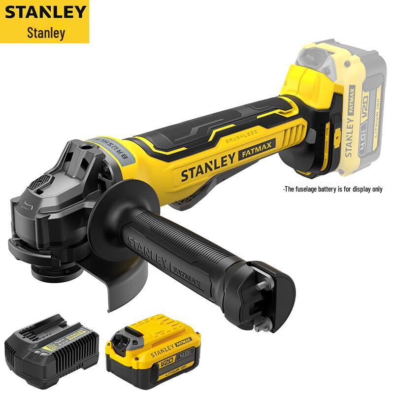 STANLEY 20V Cordless Brushless 125mm Angle Grinder CN plug (adapter included)
