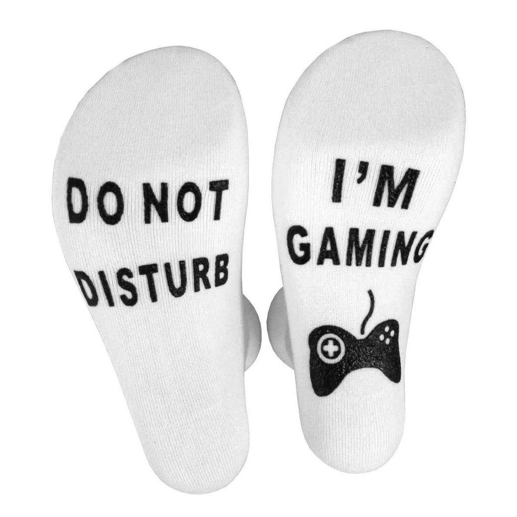 Do Not Disturb I'm Gaming Mid-Calf Cotton Socks