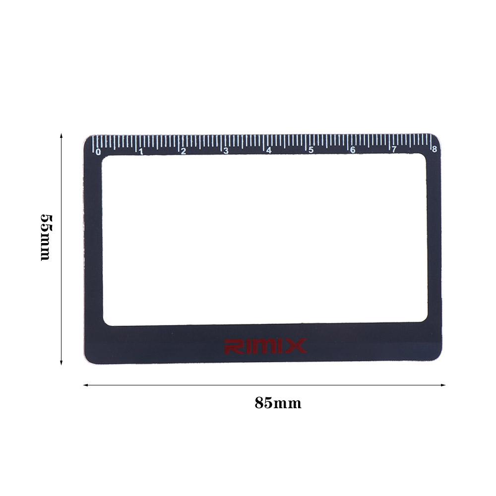 Glasses Lens 3X  Fresnel Lens Card Magnifying Glass Outdoor Fire Magnifying Glass Hd Reading Mirror