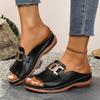 Wedge Heels Thick-soled Shoes Slippers Casual Fish-mouthed Sandals