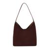 Retro casual simple tote bag, new autumn and winter large-capacity commuting armpit bag, handbag, shoulder women's bag
