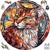 Non-Toxic Moon A3/A4/A5 Size Wood Jigsaw Puzzle With For Adults Children Not Common Shape A Gifts For Parent-Child Games And Family Fu