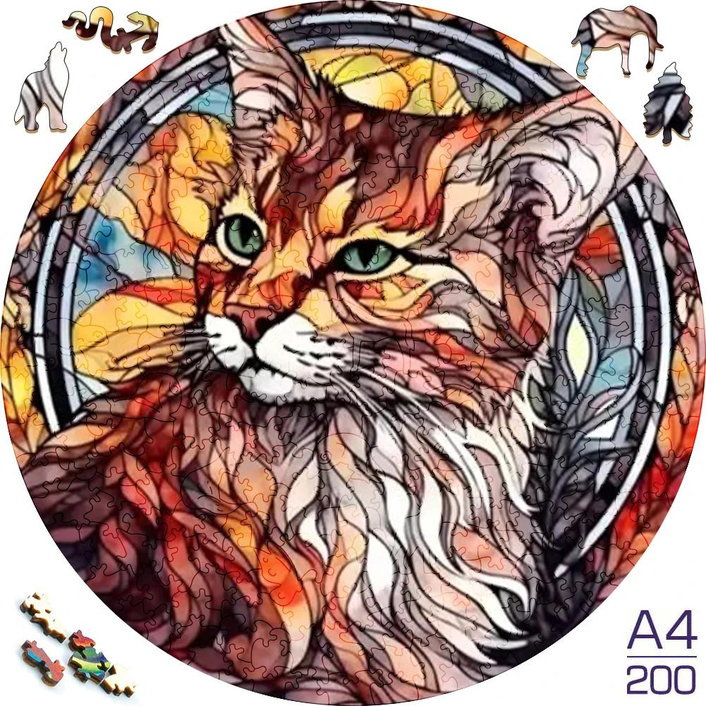 Non-Toxic Moon A3/A4/A5 Size Wood Jigsaw Puzzle With For Adults Children Not Common Shape A Gifts For Parent-Child Games And Family Fu