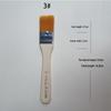 Nylon Bristle Brush with Wood Handle - Versatile for Painting, BBQ, and Cleaning