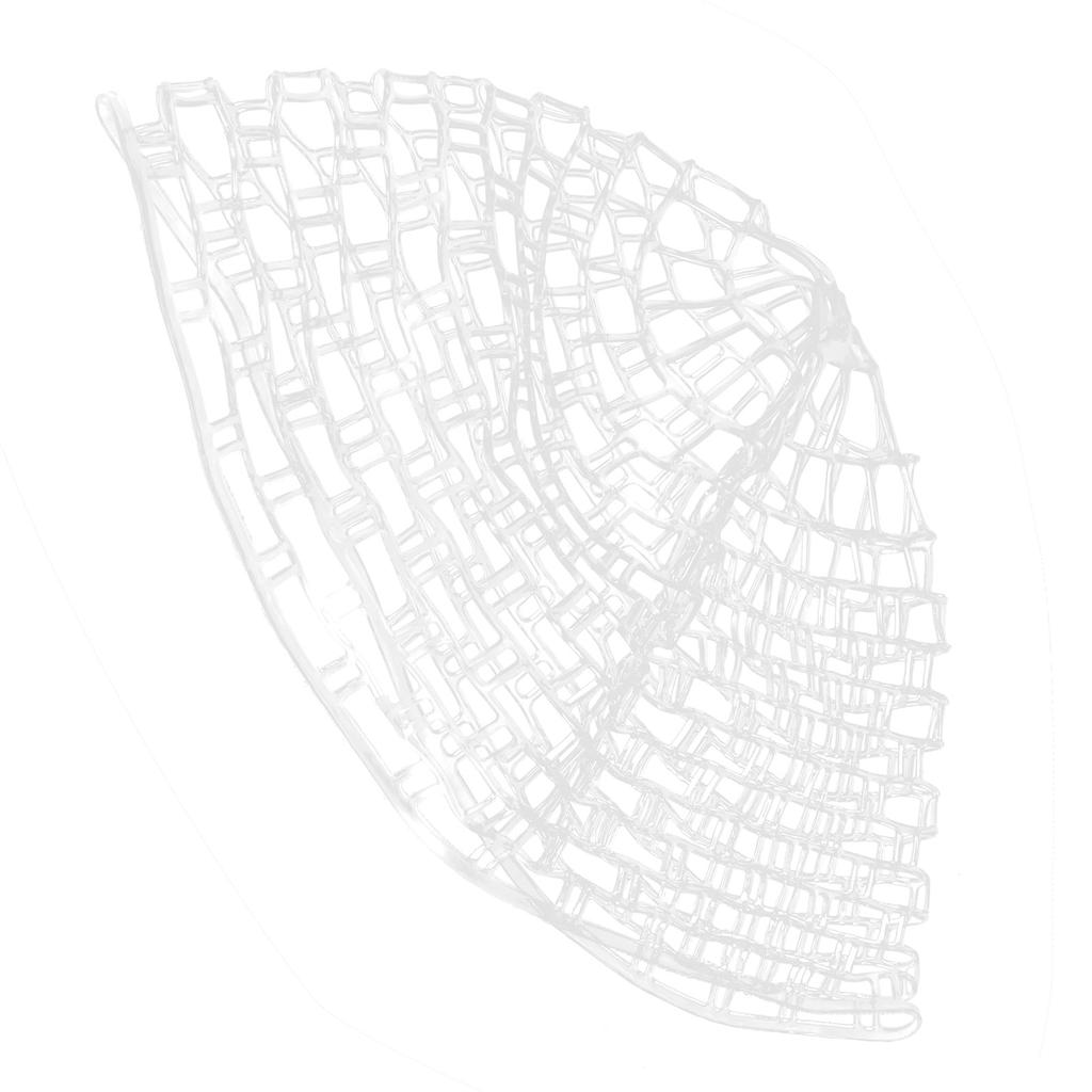 Fly Fishing Landing Net Soft Rubber Mesh Trout Bass Fishing Catch and Release Net50#