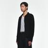 I Earth Raw Edge Cotton Shirt [Black]