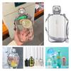 Flacher Typ Raumbecher mit Riemen Outdoor-Sport Wasserflasche für junge Erwachsene