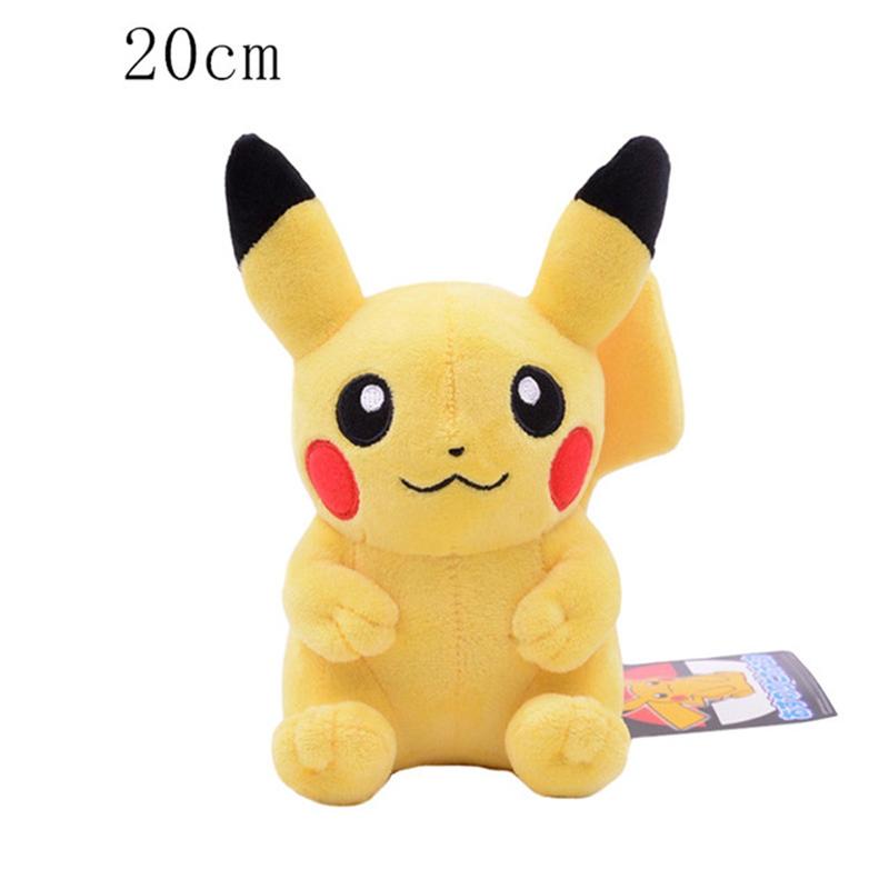 15-26cm Plush Toys Pikachu Charmeleon Snorlax Bulbasaur Gengar Umbreon Mewtwo Anime Cartoon Plush Dolls Children's Gifts