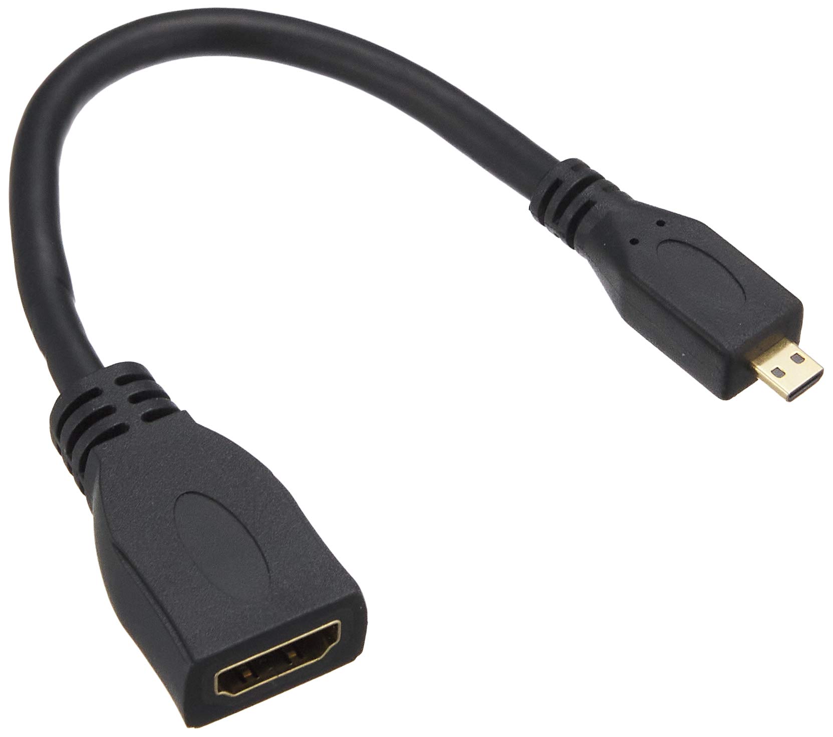 

ELECOM micro HDMI to HDMI conversion cable 10cm black TB-HDAD2BK чорний