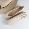 Yuzhihao Women's Fashion Closed-Toe Pointed Flat Sandals - Solid Color Summer Shoes