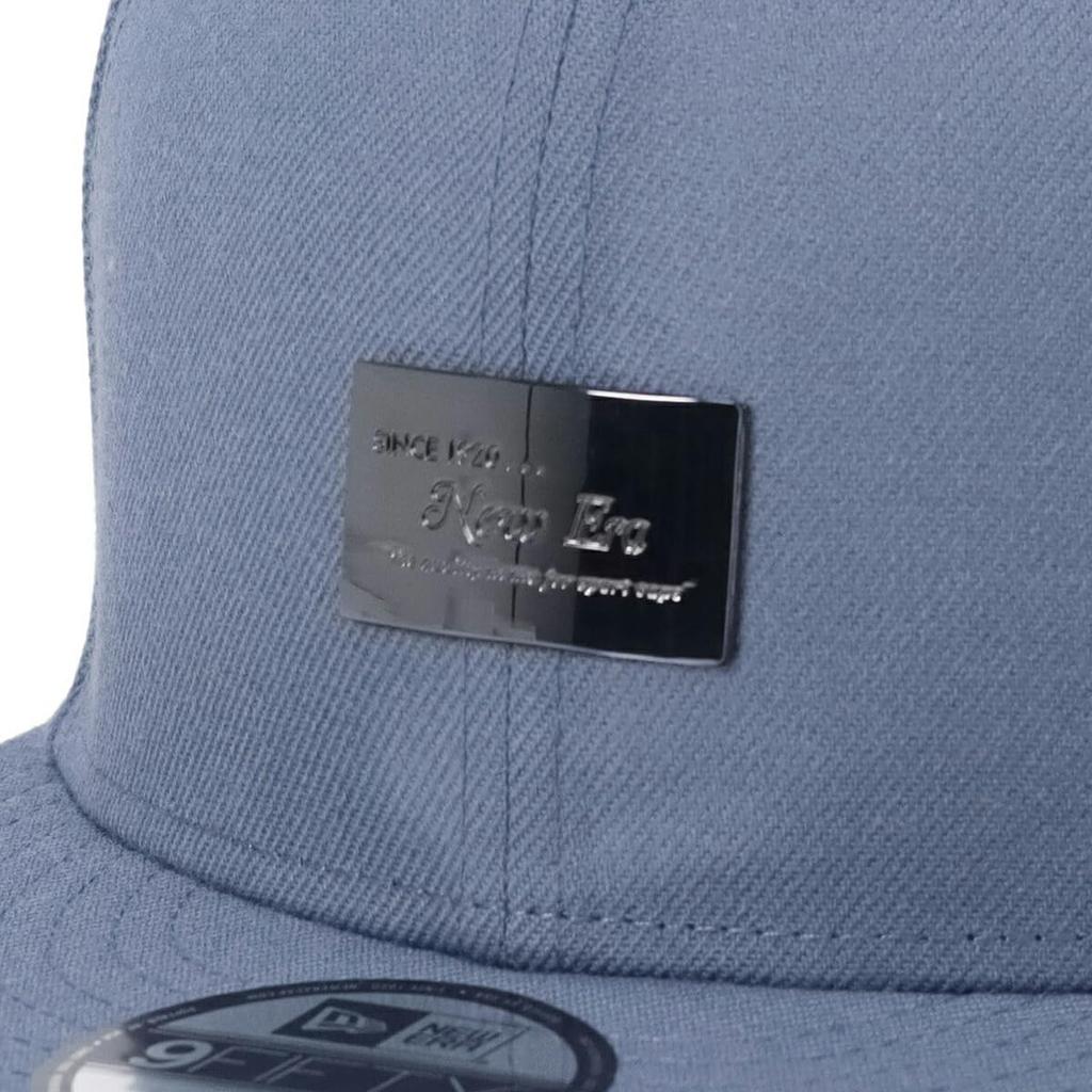 [New Era] New Era Cap 9FIFTY 14667297 N840NF307 SlateMetallic Black Gray Metal Plate ONSPOTZ Exclusive Men's Women's Hat Snapback 950 Unisex Summer