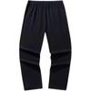 Anta Casual Simple Solid Color Straight Loose Fit Knit Sports Pants Men Bottoms Basic-Black 152528310S-2