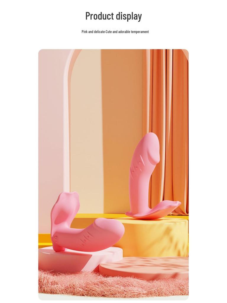 Remote Control Vibrating Egg & Dildo - Adult Wearable Female Stimulator