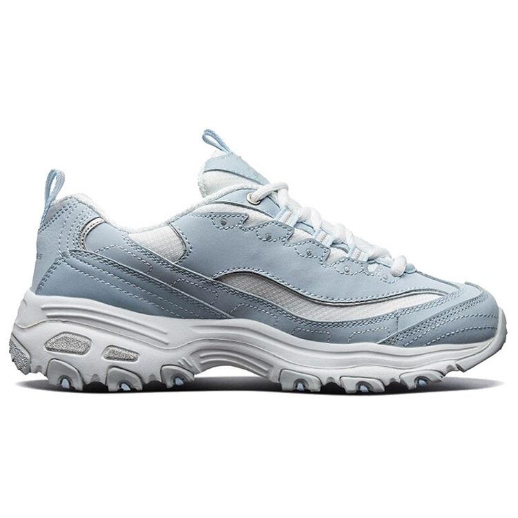 (WMNS) Skechers D Lites low running Shoes GS BlueWhite 'Blue White' Women's 11930-LBLW