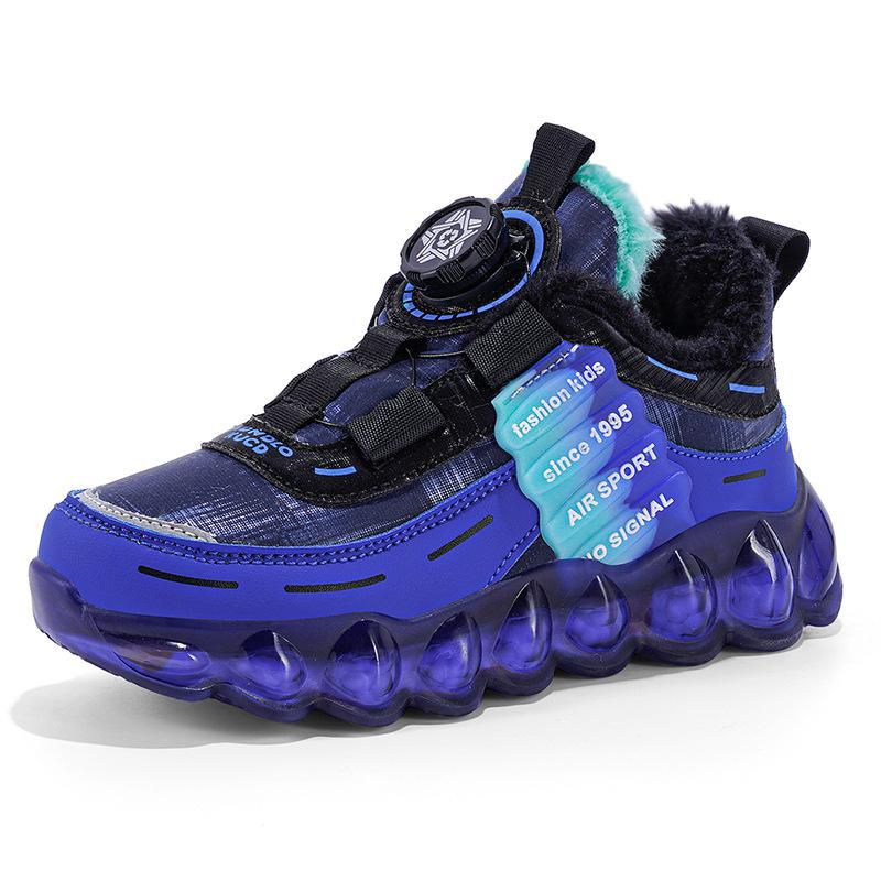 3110 Kindermode Sportschuhe Drehverschluss Laufschuhe Frühling und Sommer Low-Top Mesh Klassenkameraden Jungen und Mädchen Grundschüler ti