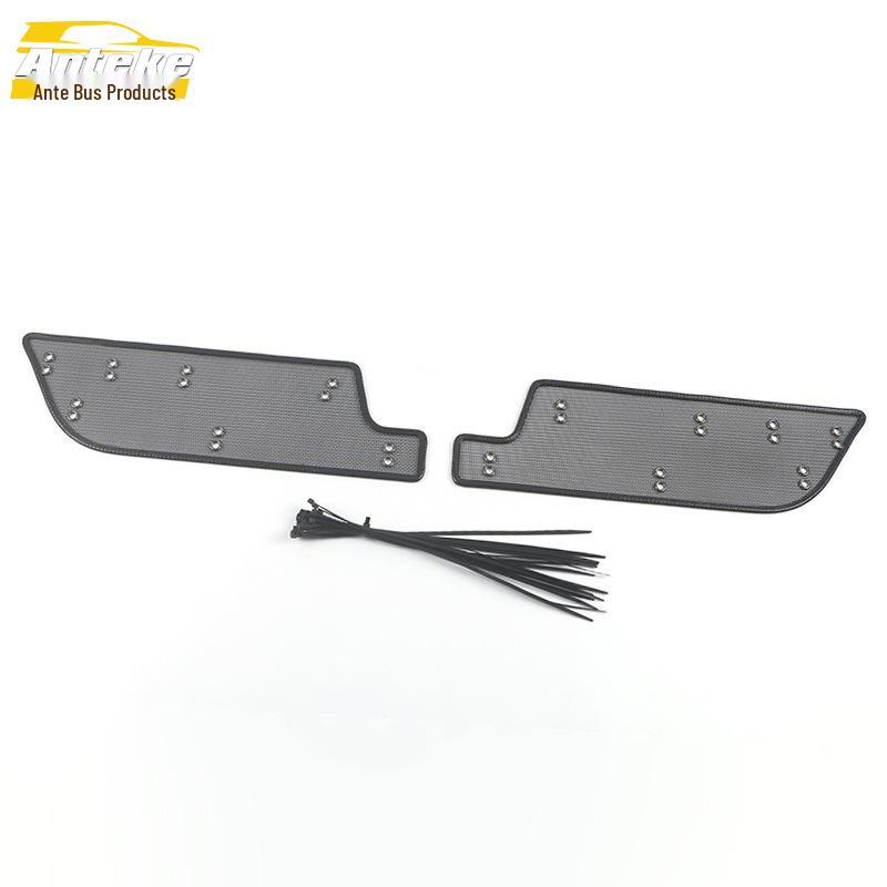 Fits 20 Models: Insect Screen Sequins & Diamond Mesh Radiator Decorative Panel - Car Exterior Accessories