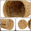 Wicker-Style Plastic Toilet Paper Holder Basket Bathroom Storage Modern Minimalist Design