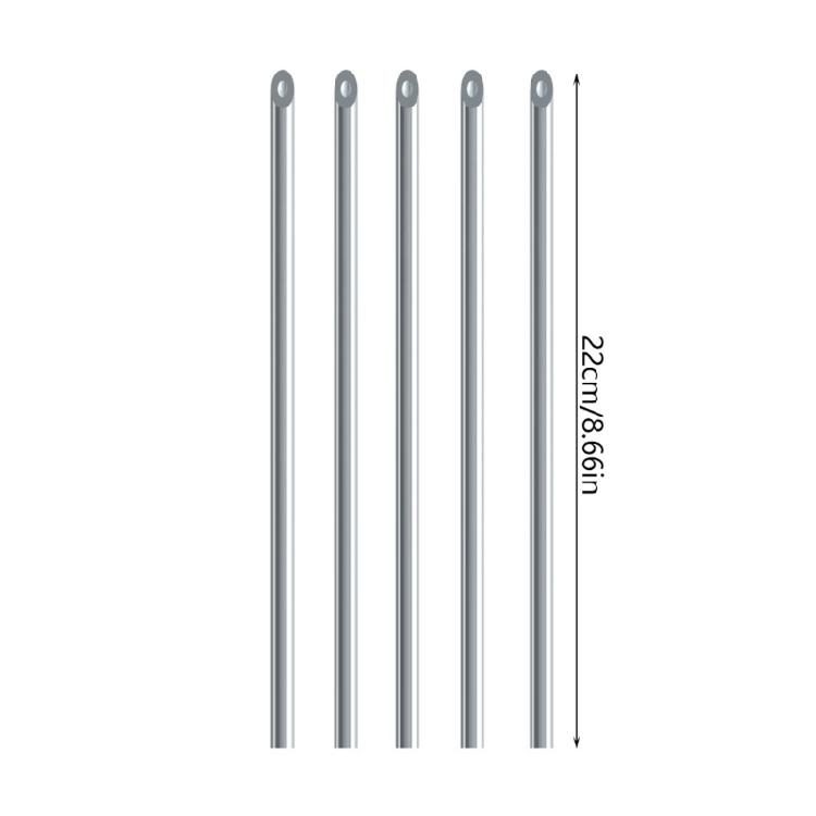 Hollow Fishing Baits Threader Earthworm Hooking Needle 20cm Stainless Steel Ideal for Quick Hook Preparation