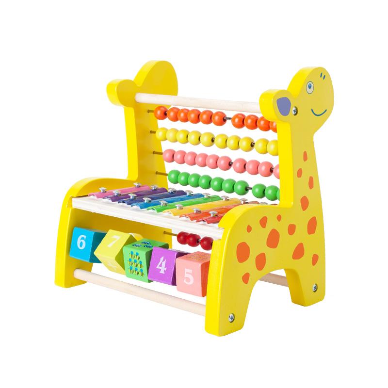 Colorful Beads Wooden Abacus Intelligence Development Abacus Chlidren Mathematics Educational Toy Calculate Bead Counting Abacus