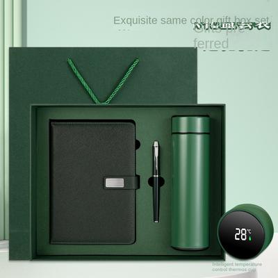 Business Logo Stationery Customised Luxury Pu Leather Notebook and Pen Gift Set