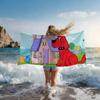 Cartoon Clifford the Big Red Dog Towel Shower Sauna Travel Spa Quick Dry Gym Accessories Soft Large Beach Towels