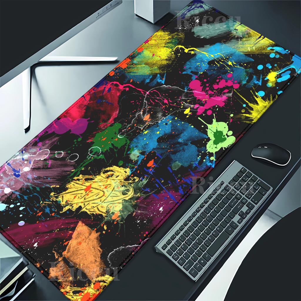 Game Mouse Pad Laptop Colorful Graffiti Keyboard Pad Computer Offices Accessories Desk Mat PC Anime Mousepad Teclado Table Mat
