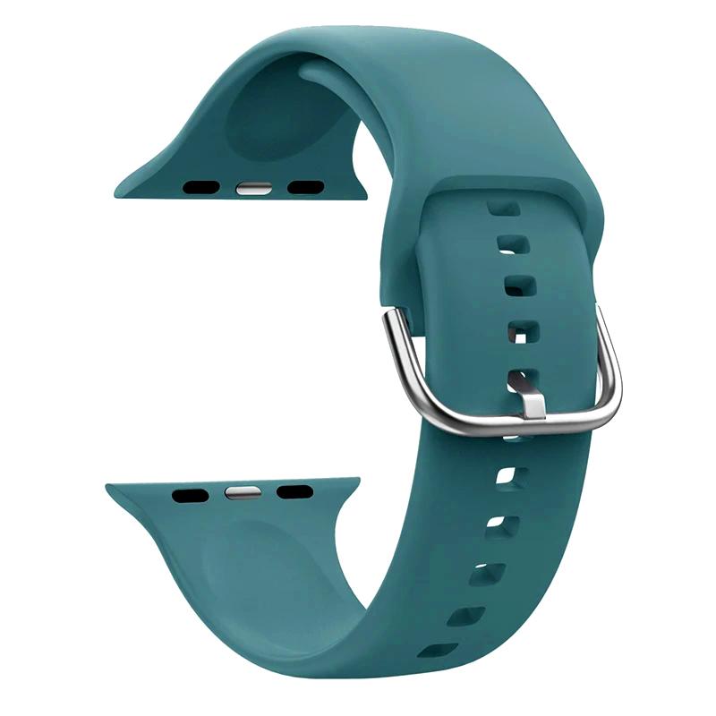 Strap For Apple Watch Band 44mm 45mm 49mm 42mm 41mm 40mm Accessories Silicone Bracelet Correa iWatch Series 8 9 Ultra SE 6 7 5 4