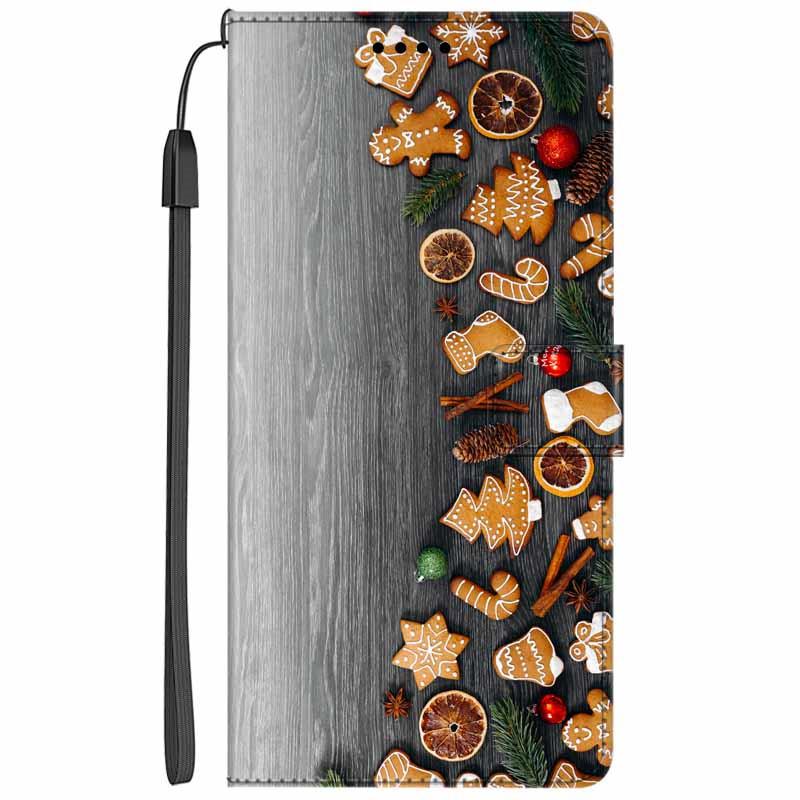 

Christmas Flip Case For Apple iPhone 15 Pro Max Wallets Leather Cover For iPhone 14 Pro Max Santa Claus Bags iPhone 14 15 Plus iPhone 14 Pro&Case & Strap