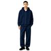 Unisex Solid Color Zip-Up Sports Hoodie - Casual Slim-Fit Jumpsuit for Autumn/Winter