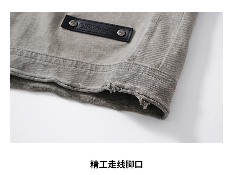 Pure cotton texture couple's high-end fashionable versatile summer retro loose comfortable breathable cool shorts