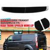 Car Gloss Black Rear Twin Barn Door Roof Spoiler Brand New For Ford Transit Custom 2012-2020 Doule Door Barn TCar Accessories
