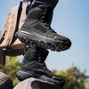 Men's Breathable Tactical Desert Boots - Non-slip, Wear-resistant High-Top Combat Boots for Outdoor Use
