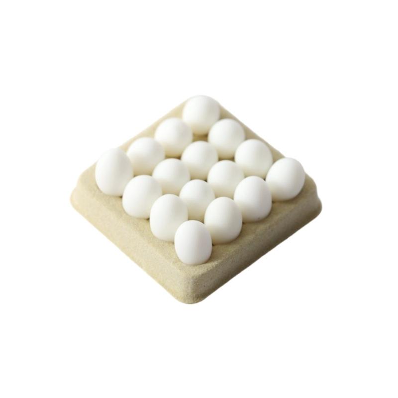 

Baking Eggs Tray Model Dollhouses Kitchen Baking Eggs Realistic Playset Baking Eggs Model for Creative Fun