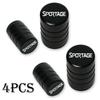 4pcs For KIA Sportage Car Accessories Car Wheel Tire Valve Caps Tyre Stem Covers Airdust Waterproof