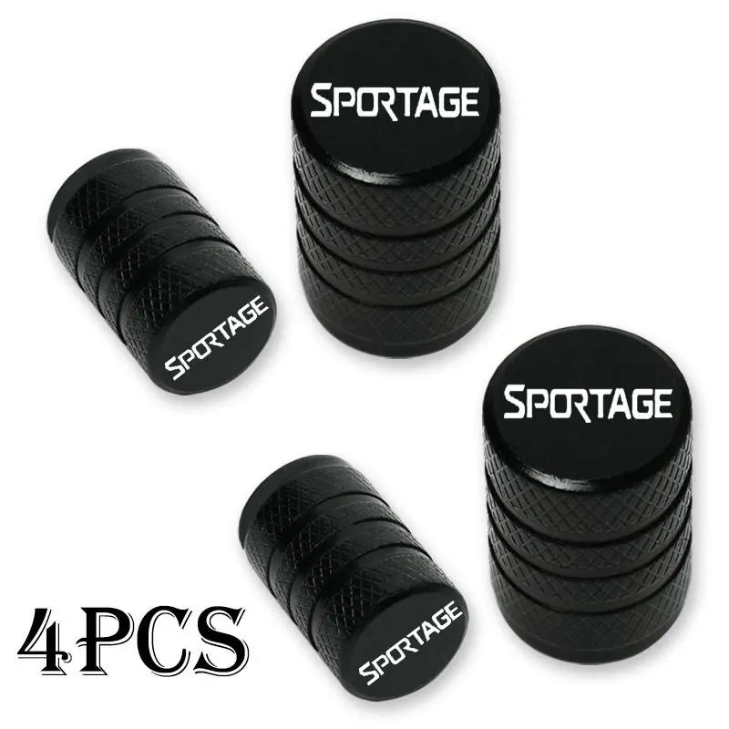 4pcs For KIA Sportage Car Accessories Car Wheel Tire Valve Caps Tyre Stem Covers Airdust Waterproof