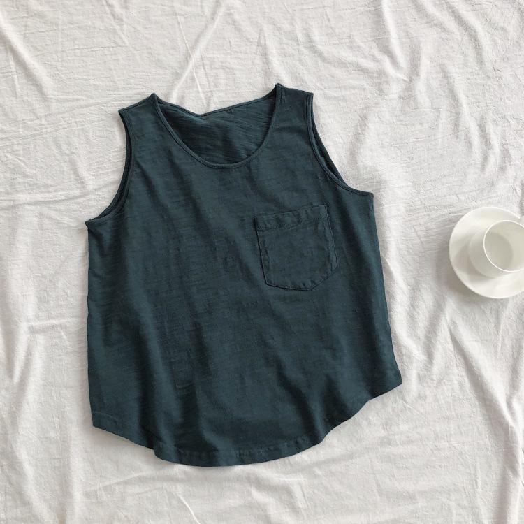Women's Bamboo Cotton Slimming Racerback Tank Top - Comfortable & Practical
