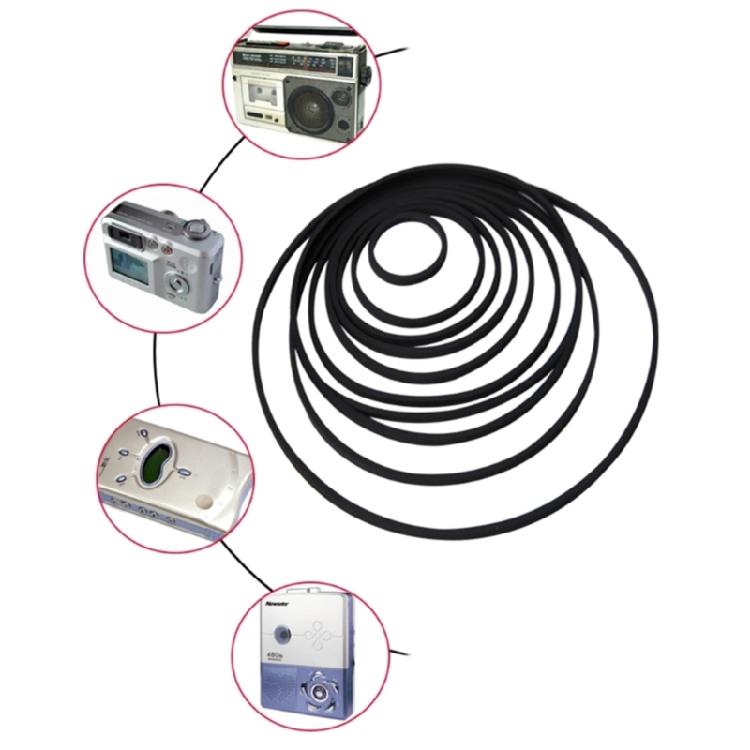 10 Pack Rubber Belt Turntables Belt Record Player Drive Belts Rubber Turntable Straps Record Player Belt Rubber Texture