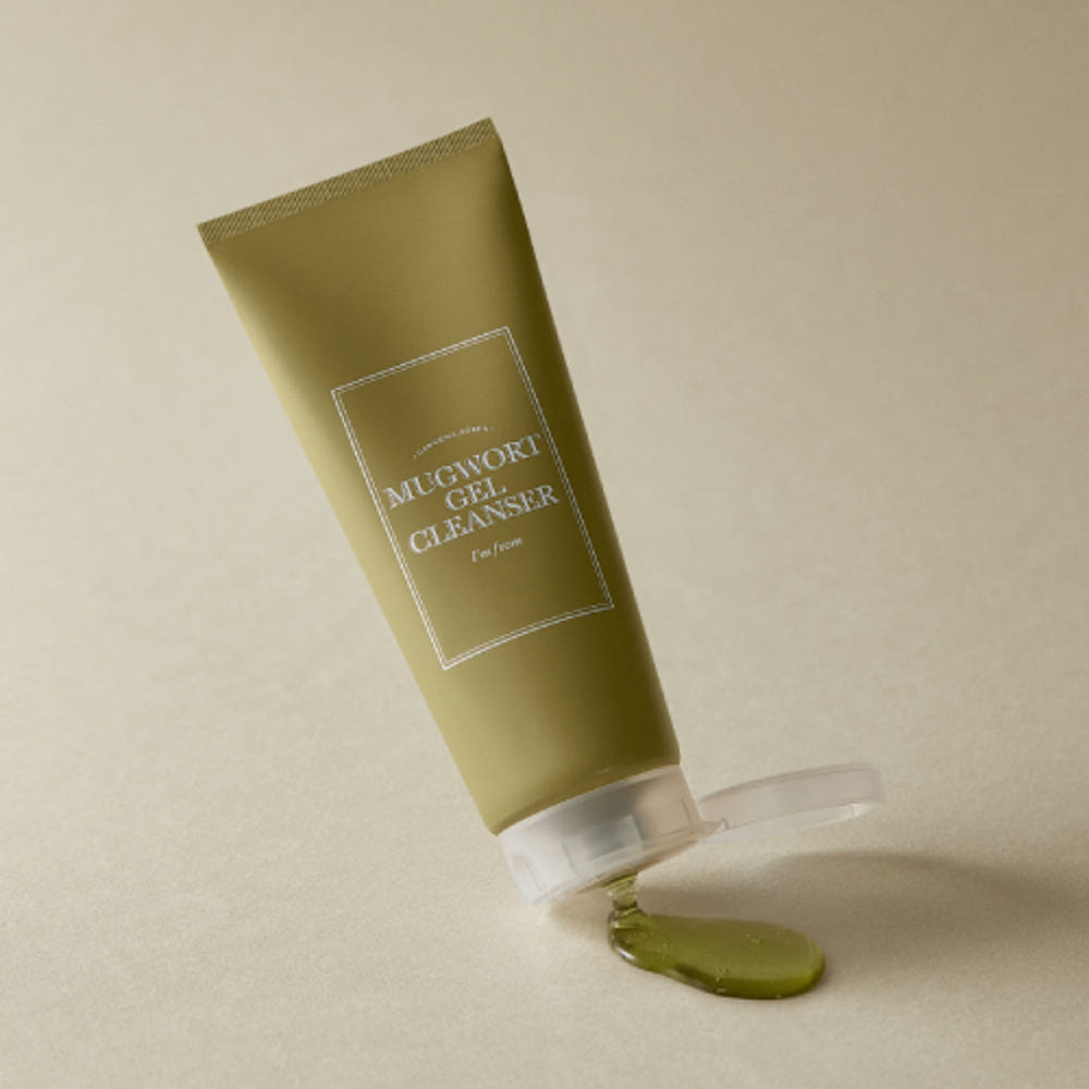 I'M FROM Mugwort Gel Cleanser 150ml Korean Gentle Soothing Facial Cleanser for Sensitive Skin