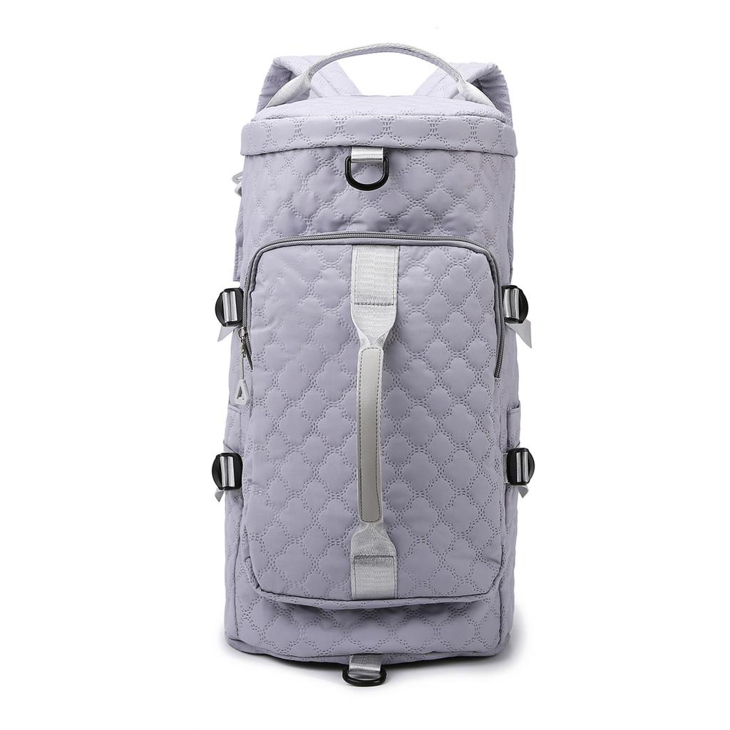Multifunctional large-capacity fashion and leisure portable shoulder travel bag dry and wet separation sports fitness bag strap shoe compartment