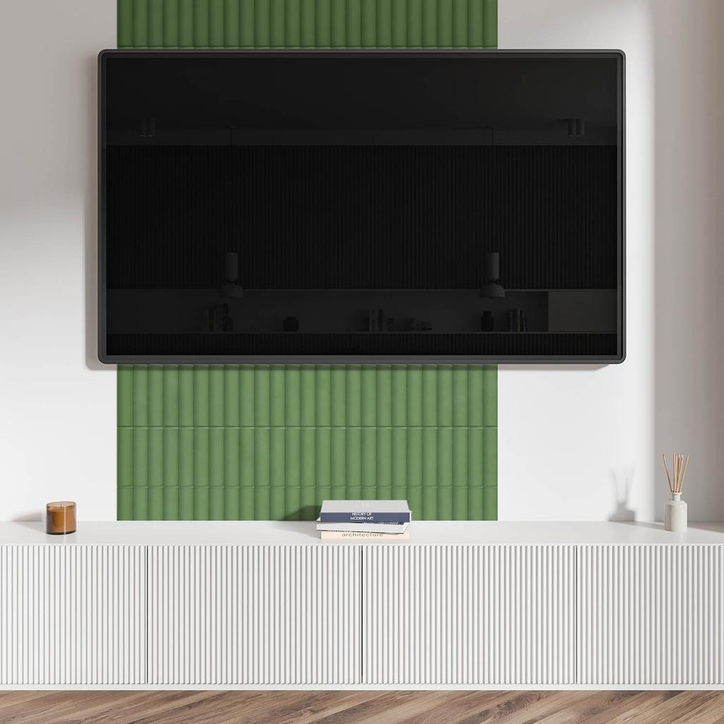 Ready-to-install vinyl panel with decorative print 100x50 cm vertical pipe set