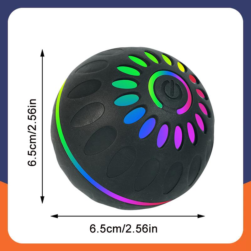 Smart Dog Toy Ball Automatic Interactive Pet Electronic Rolling USB Rechargeable Moving Bouncing for Puppy To Large Dog Chew Toy