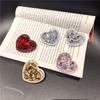 Pack Diamond Heart Snape Phone Socket Universal Expansion Bracket Finger Ring Phone Holder for Smartphone Holder Ejection Socket
