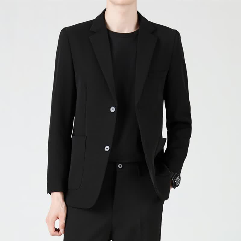 ROMON Men's Slim Fit Business Casual Suit Jacket