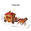 3D Wooden Royal Carriage Puzzle – Children's Educational Model for Intellectual Development