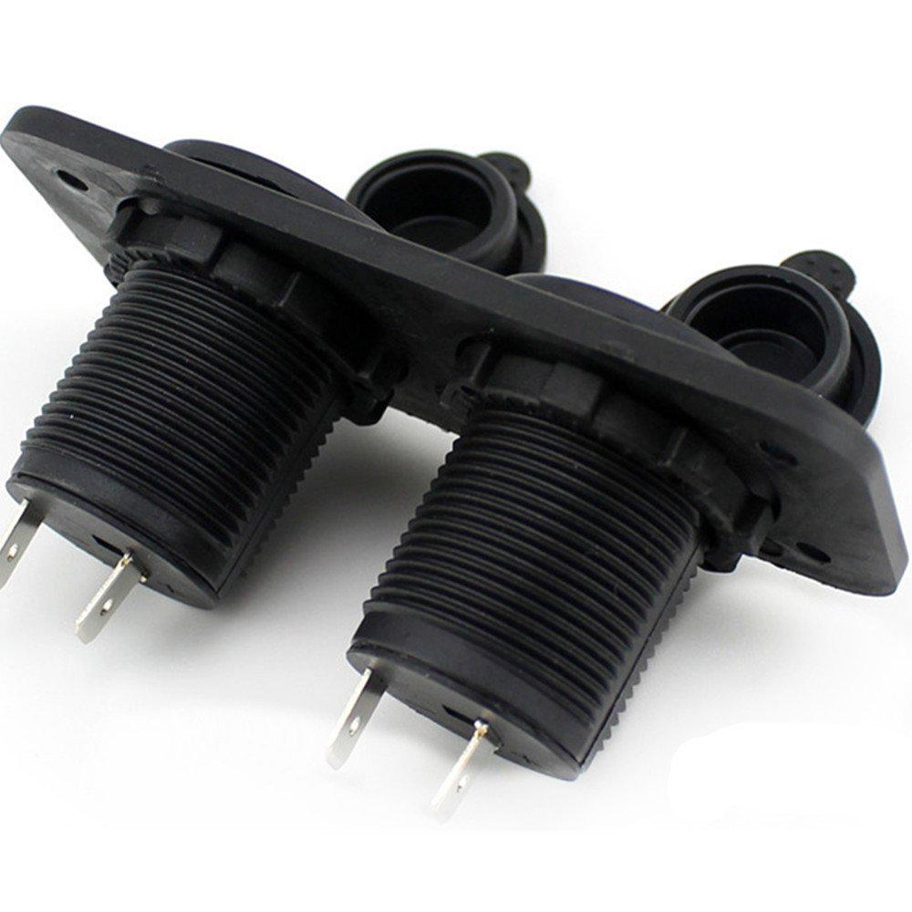 Waterproof Dual Motorcycle Lighter Socket