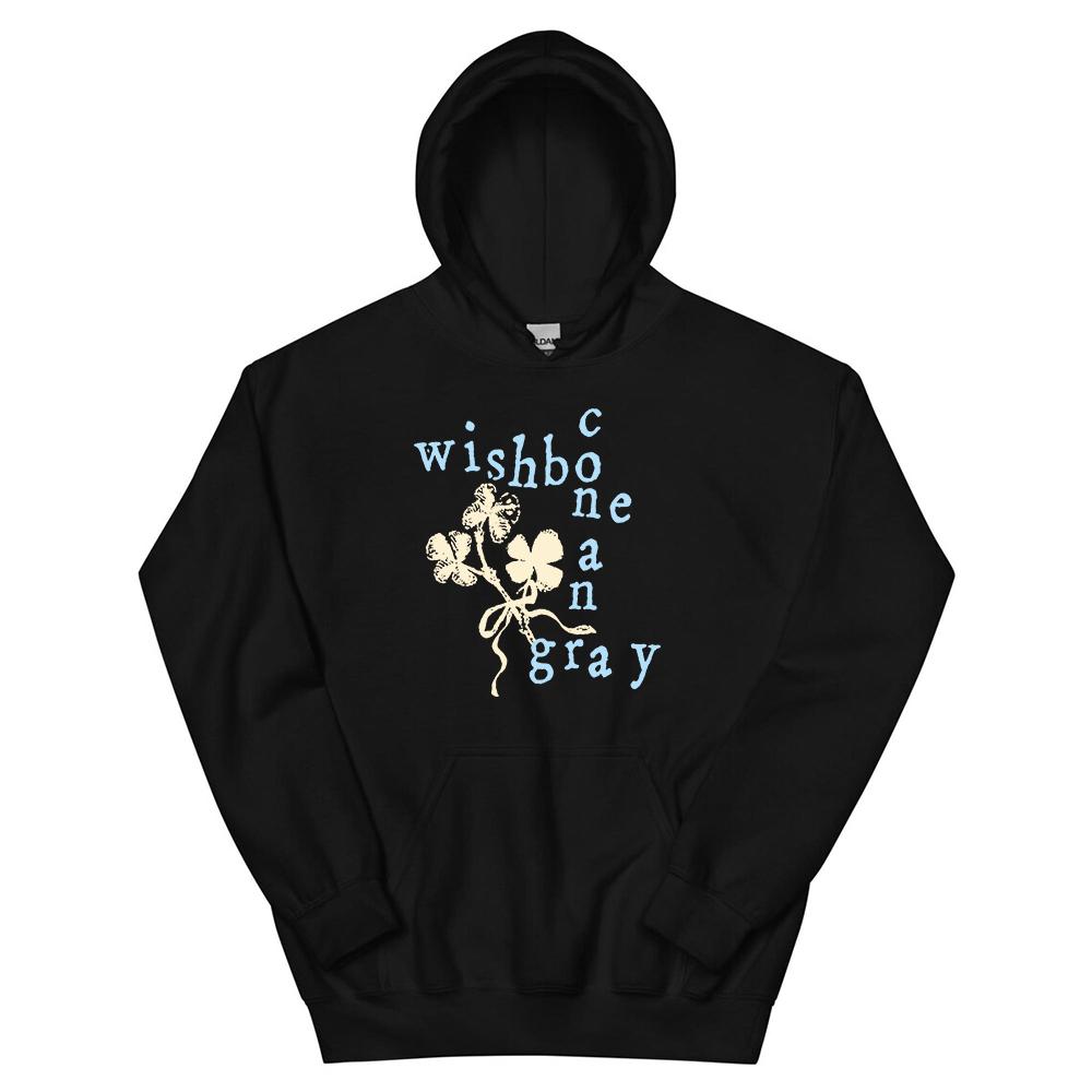 CONAN GRAY RED RIBBON WISHBONE HOODIE Winter Fleece Hooded Sweatshirts Graphic Men Women Clothing Fashion Hoodies