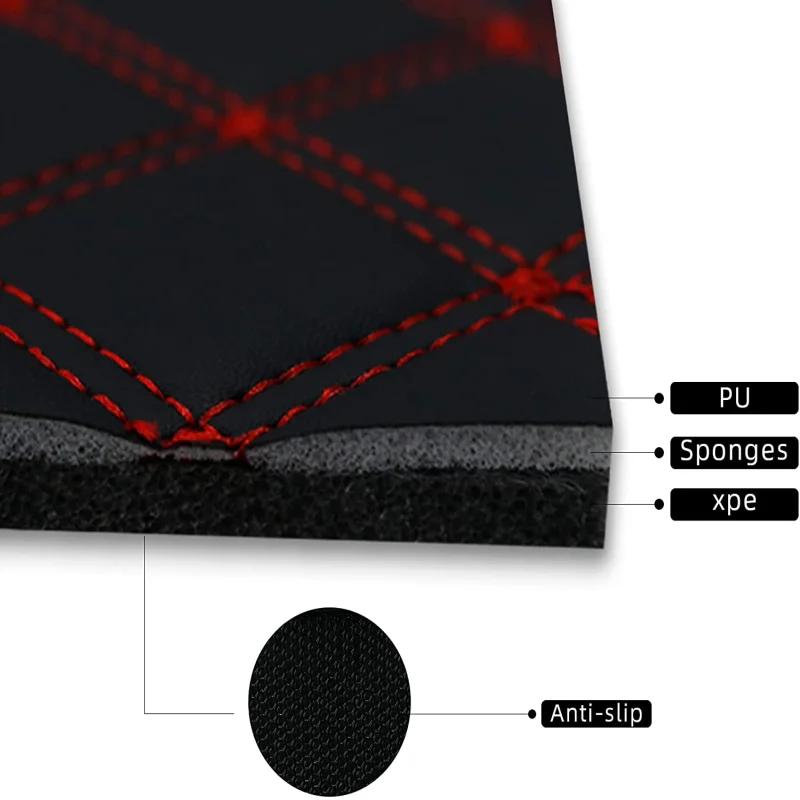 Car armrest storage box pad genuine leather armrest pad waterproof and dustproof universal interior armrest protective cover